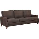 Welton Sofa in Wolverine Cocoa Brown Leather